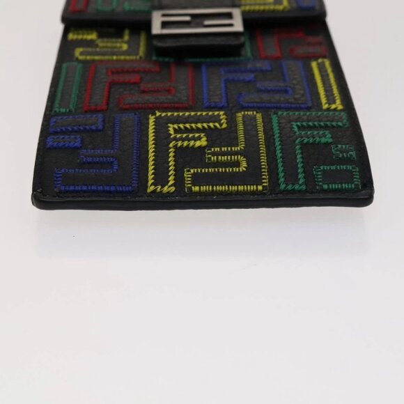 FENDI Zucca Canvas Smartphone holder Leather Multicolor 7AS120 Auth 108838V - Picture 9 of 16